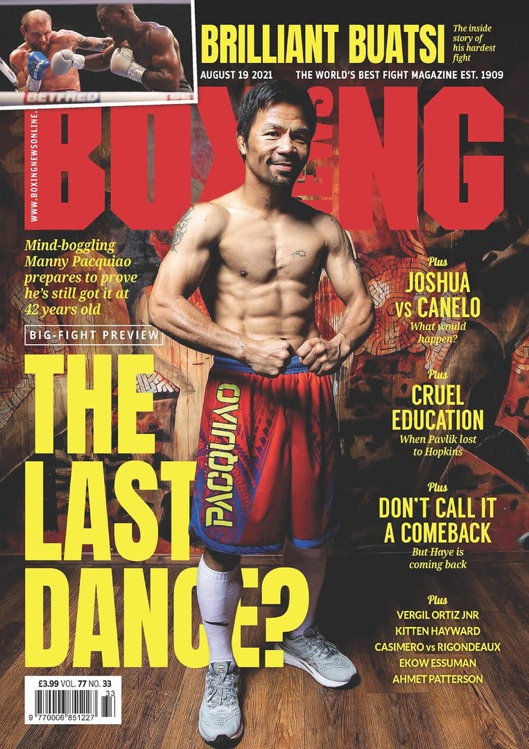 Boxing News August 19, 2021 PDF download free