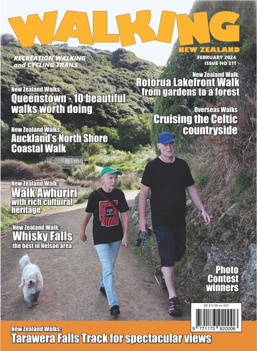 Walking New Zealand February 2024 PDF Download Free   YvXeSkQzUFs 